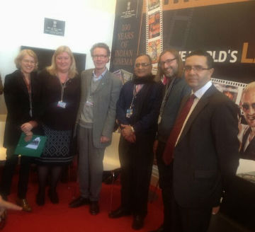 Bimal Julka Inaugurates Indian Pavilion at European Film Market, Bimal Julka European Film Market, Bimal Julka International Film Festival, Berlin International Film Festival